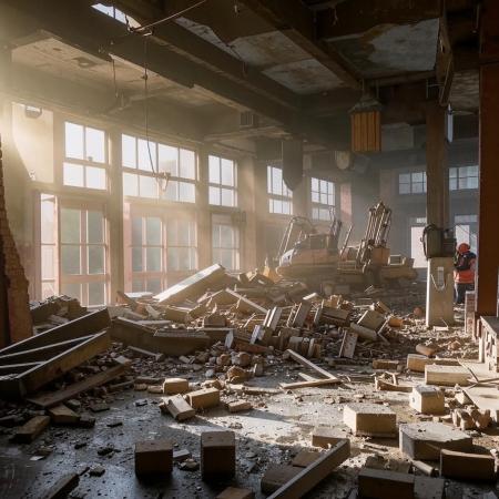 В Уссурийске снесено здание магазина